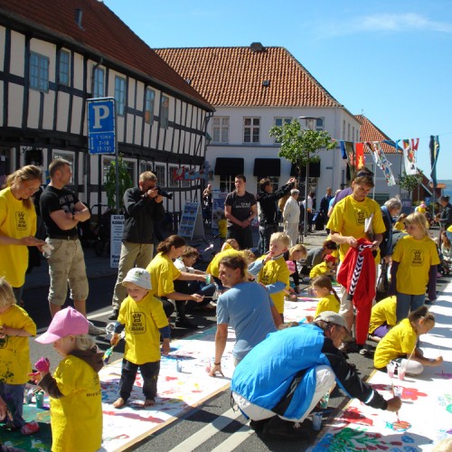 Gademaleri i Ebeltoft