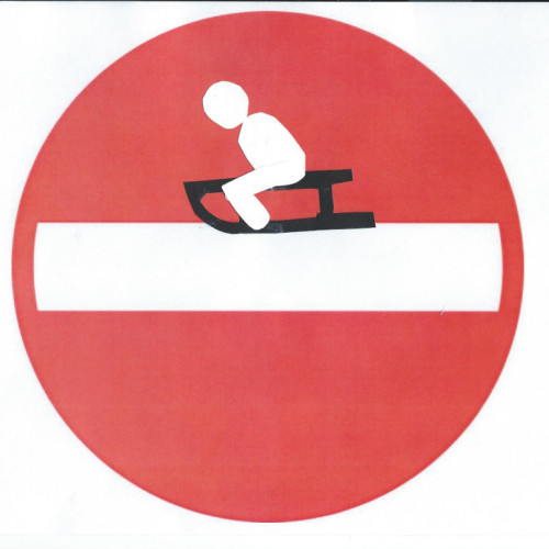 Piktogram - slæde (Børn, Kunst og Billeder landskonference 2012)
